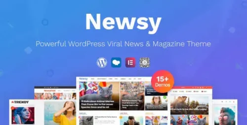 Newsy Theme GPL – Viral News & Magazine WordPress Theme